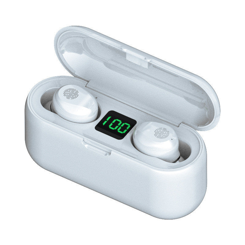 F9 Smiley Digital Sports Mini TWS Bluetooth Headset