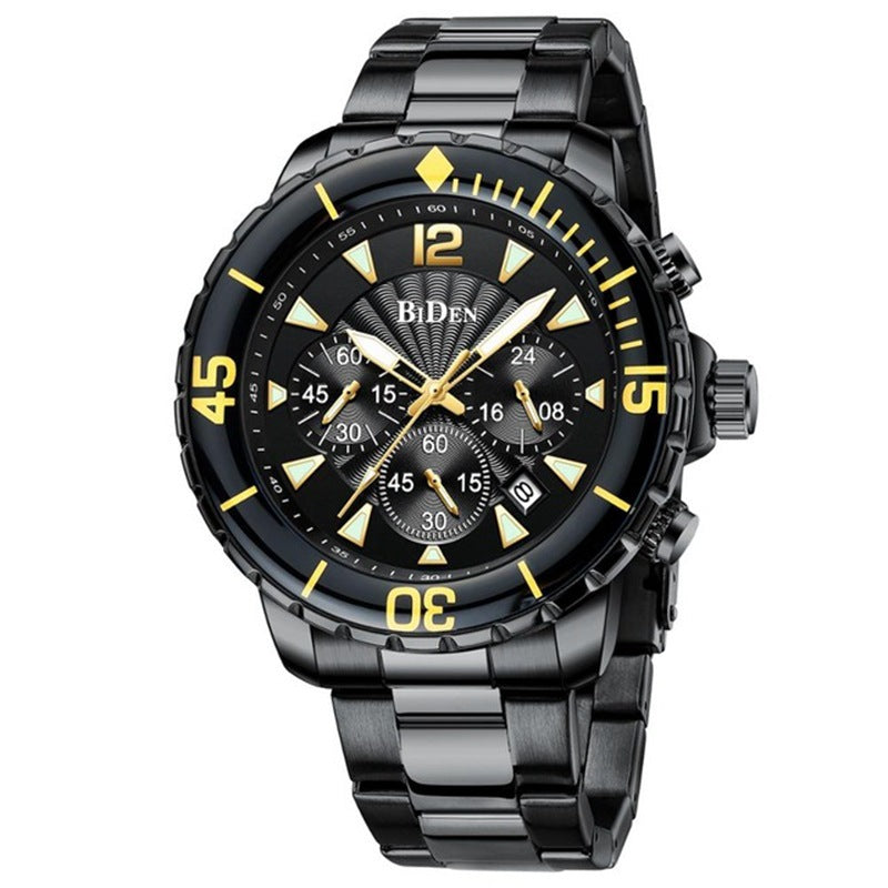 Business Men'S Watch Six-Hand Chronograph Calendar