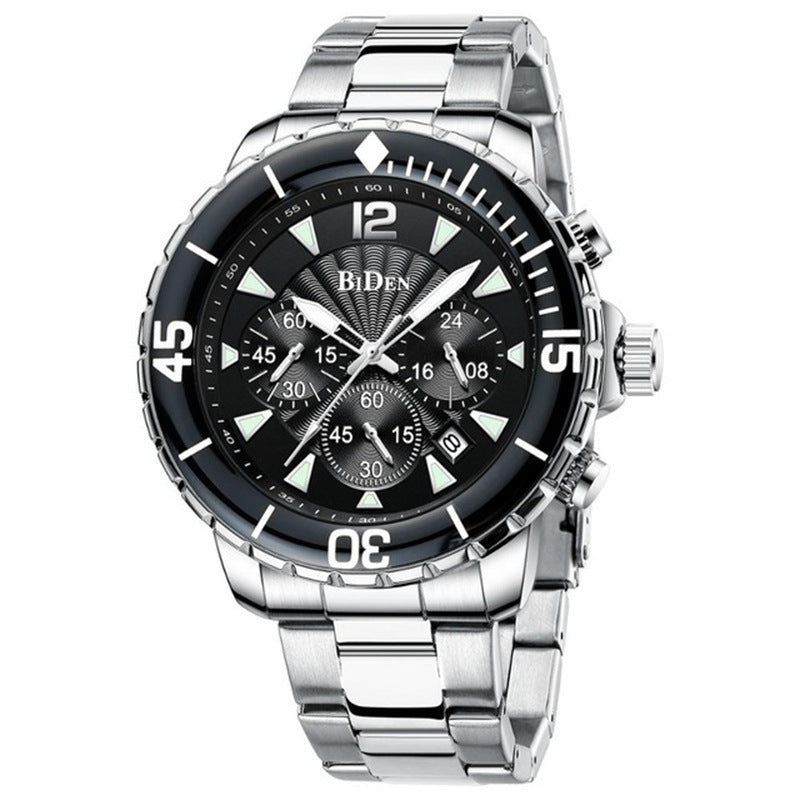 Business Men'S Watch Six-Hand Chronograph Calendar