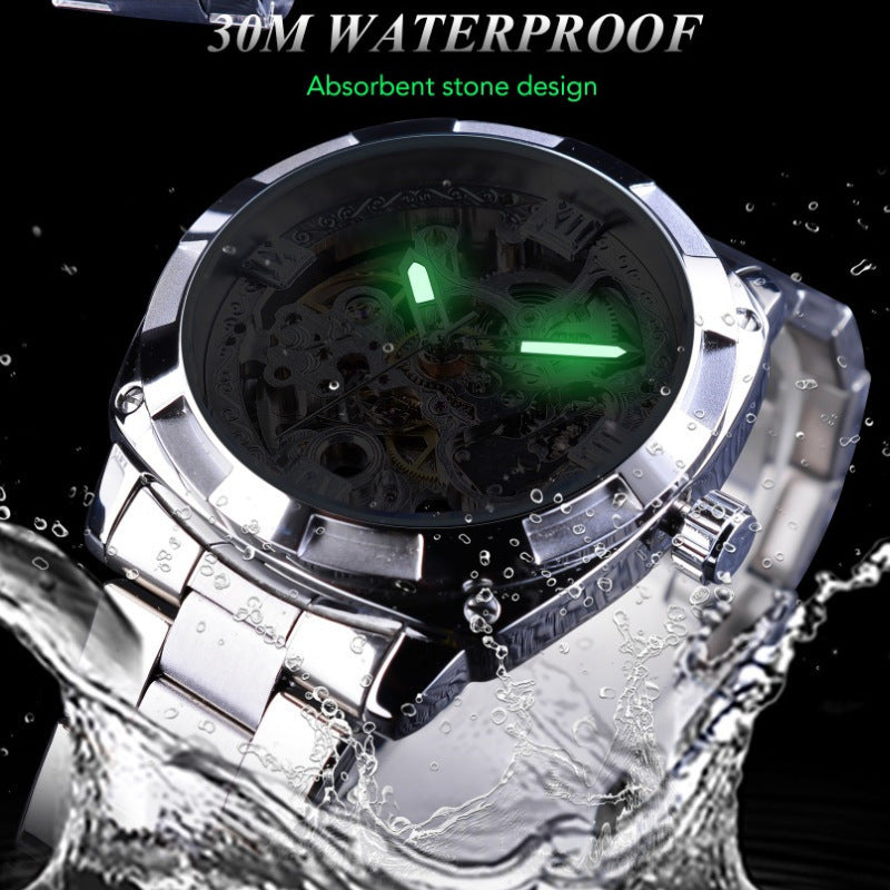 Automatic Mechanical Hollow Waterproof Fashion Men's Watch