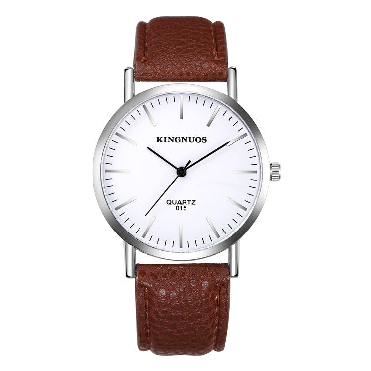 Ultrathin Fashion Casual Men's And Women's Couple Belt Watch