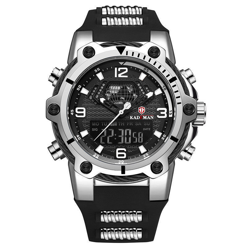 Men's alarm clock calendar multi-function watch