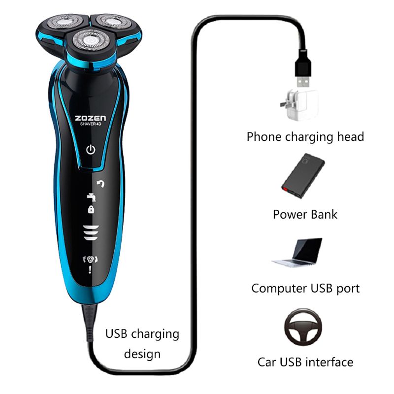 4D floating shaver