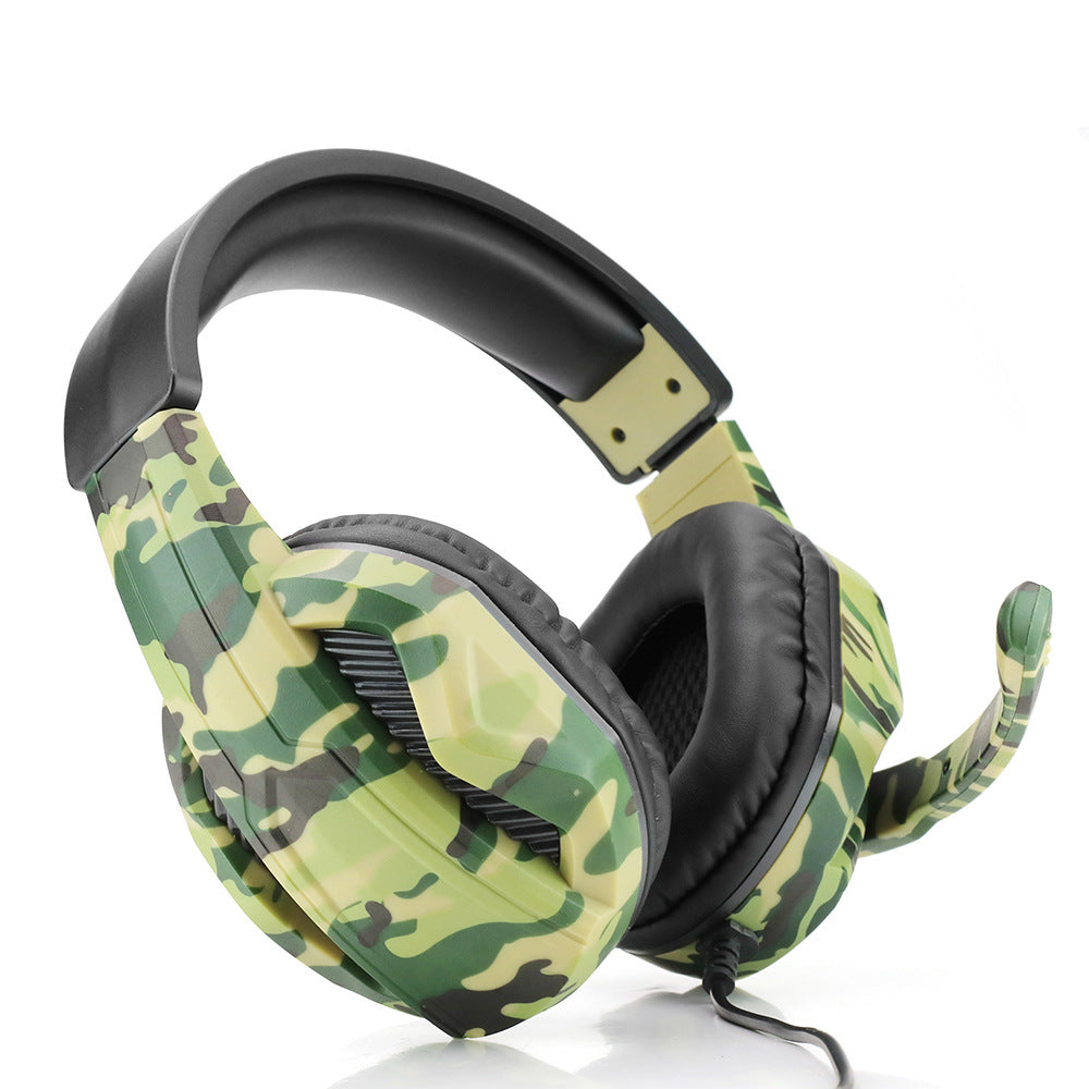 Fashion Wired Gaming Camouflage Headset