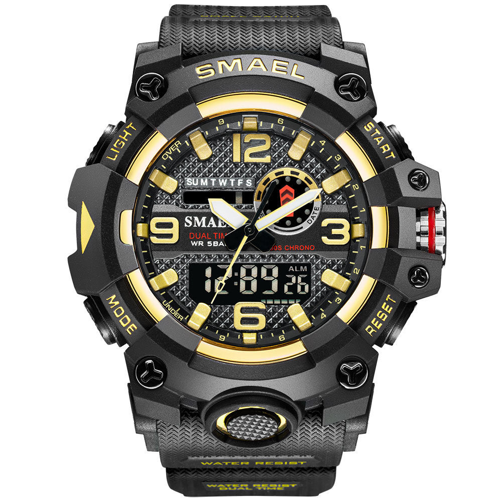 Multifunctional Cool Personality Sports Waterproof Electronic Watch