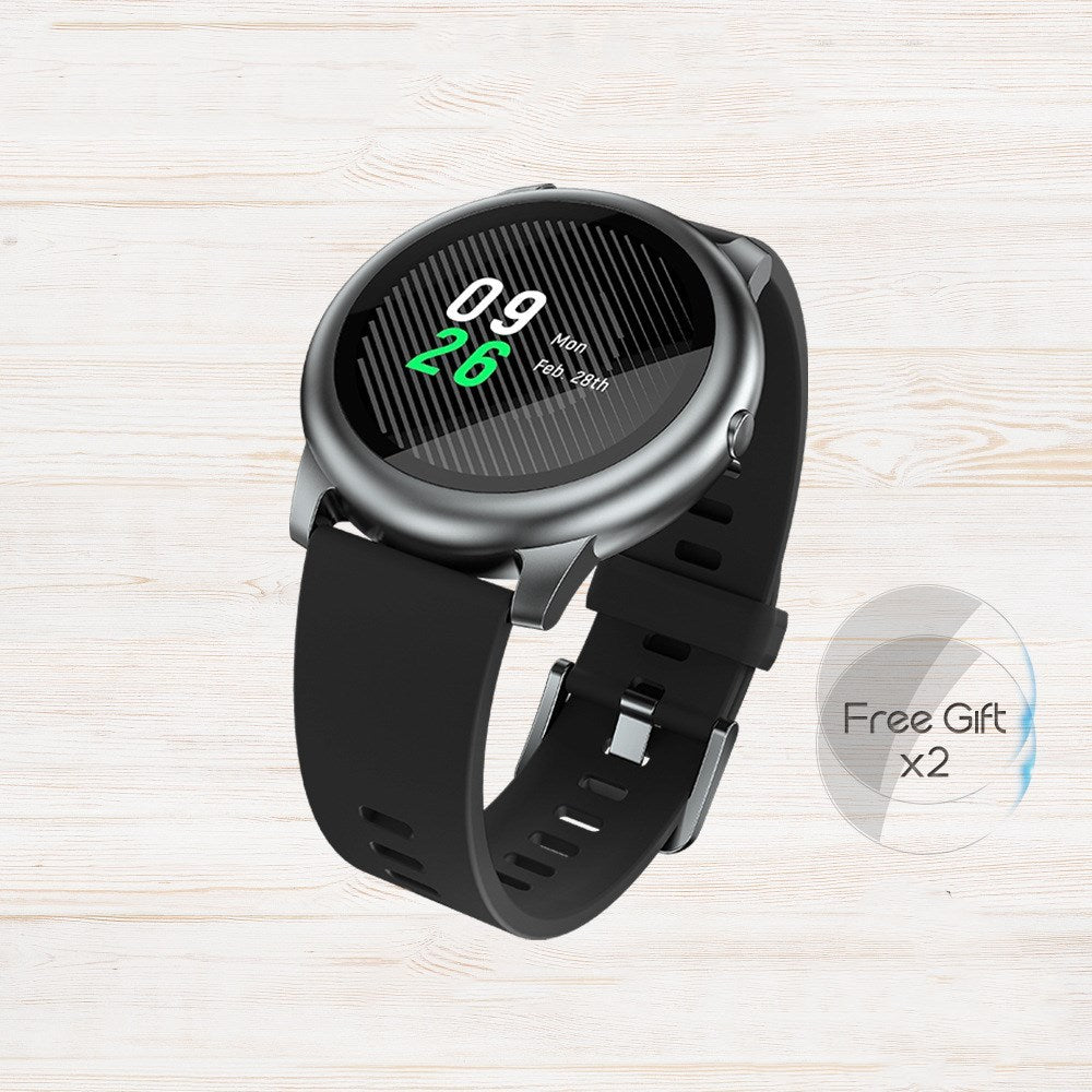 Heart Rate Monitor Waterproof Solar Smart Watch