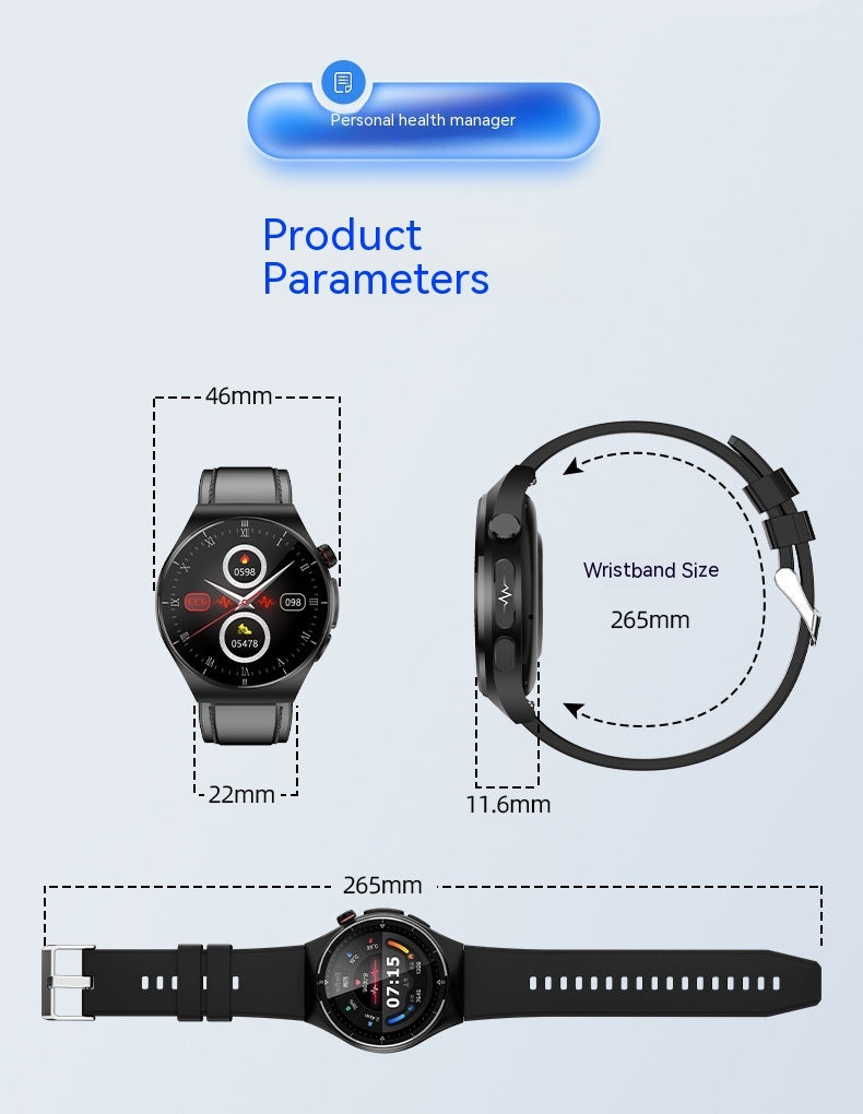 Blood Lipid Blood Pressure ECG Call Sports Watch