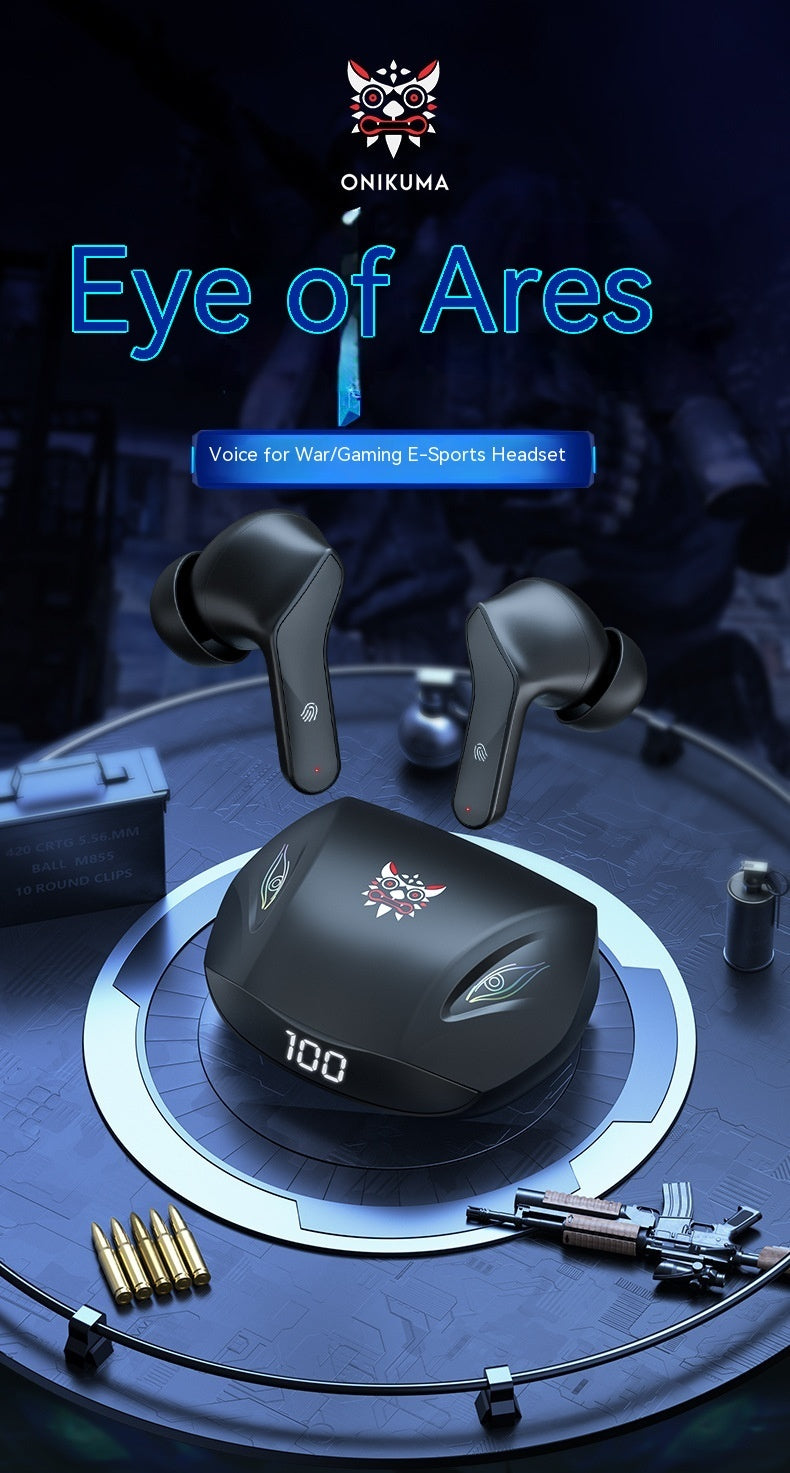 Bluetooth Gaming Electronic Sports Chicken Noise Reduction TWS Wireless In-ear Gaming Headset