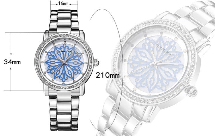 Women's Watch Women's Steel Band Diamond Business Leisure