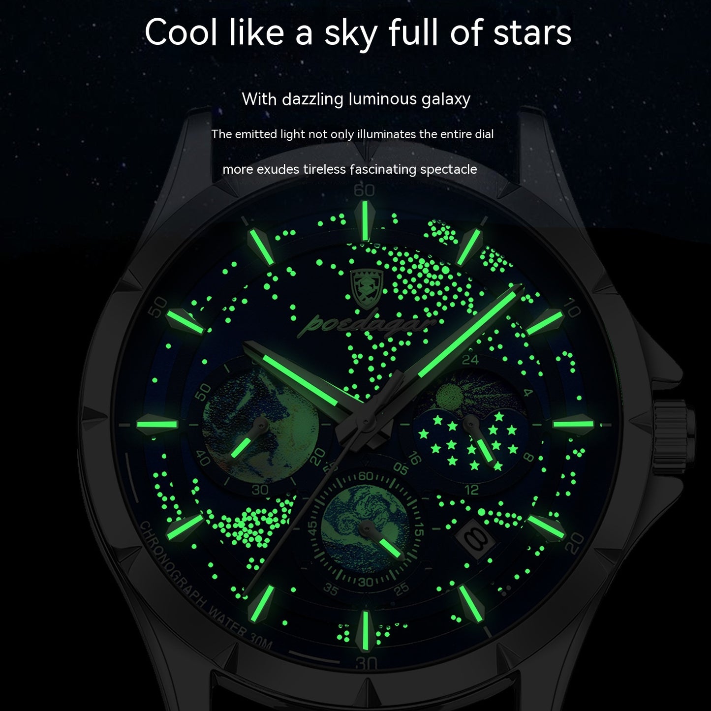 Luminous Multifunctional Men's Watch Waterproof