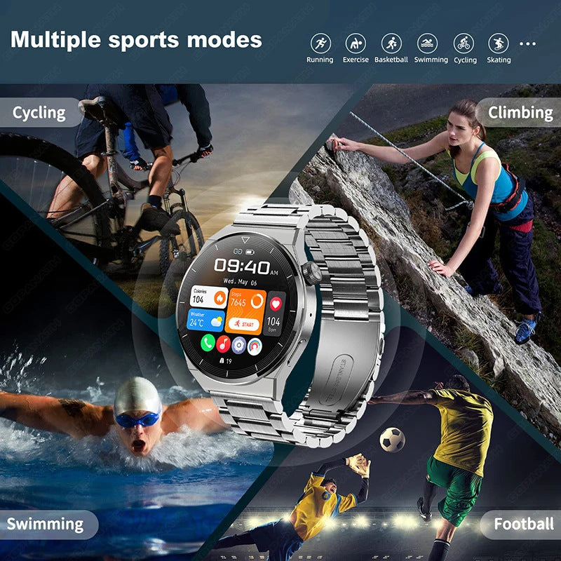 Fashion HD Large Round Screen Heart Rate GT3 Pro Multi-function Sport Smart Watch