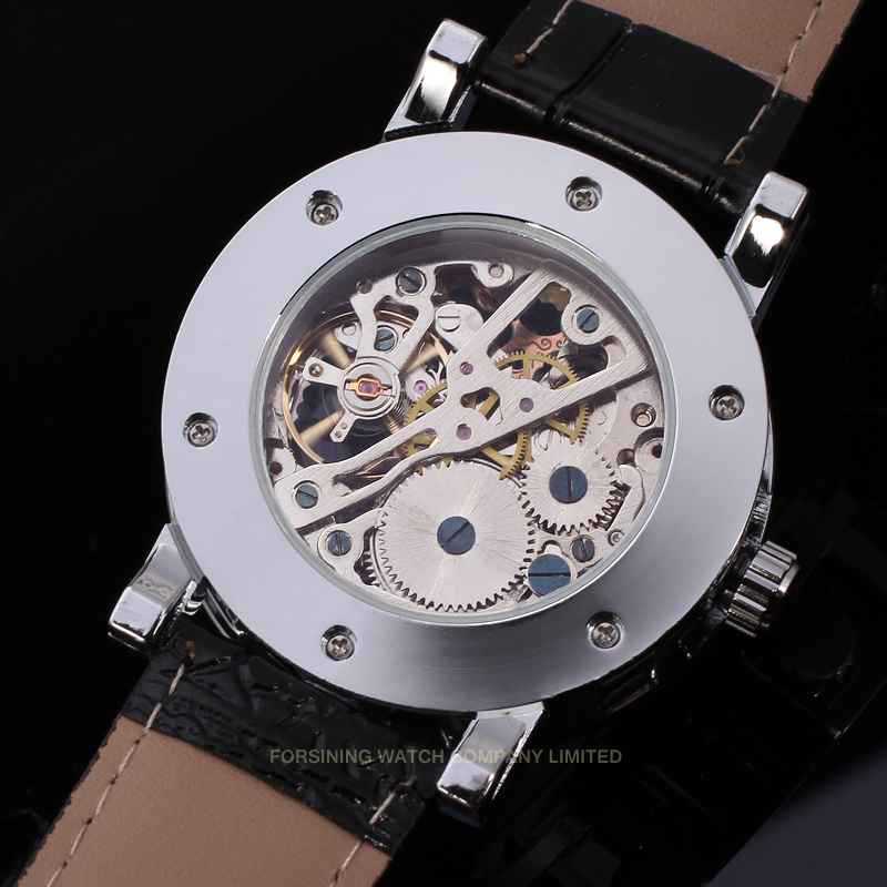 Full hollow men's belt manual mechanical watch