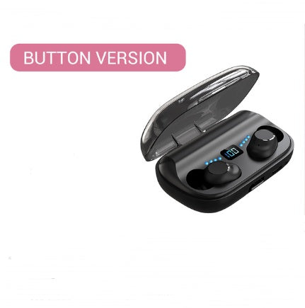 Stereo audio earphone with charging compartment