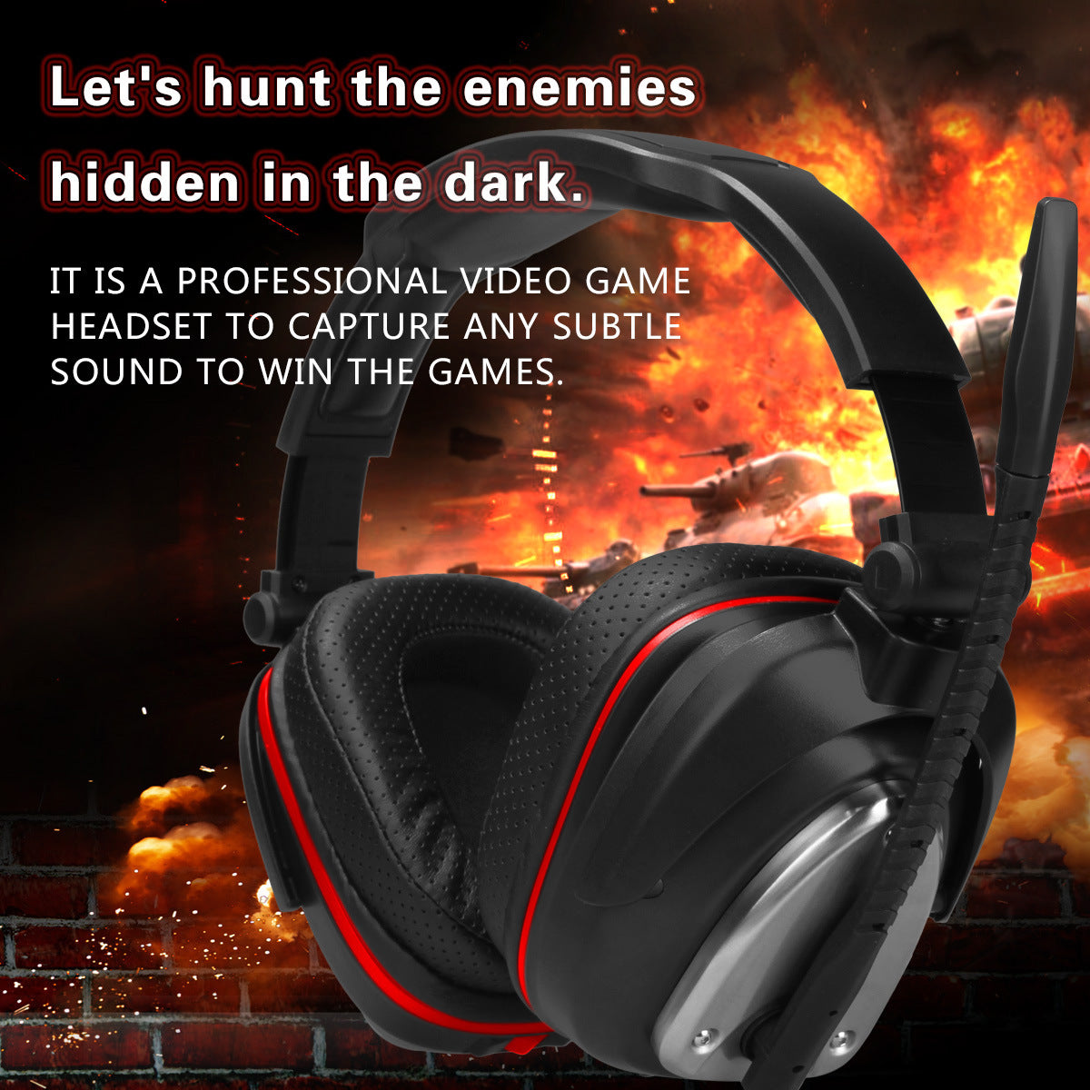 HUHD wireless gaming headset