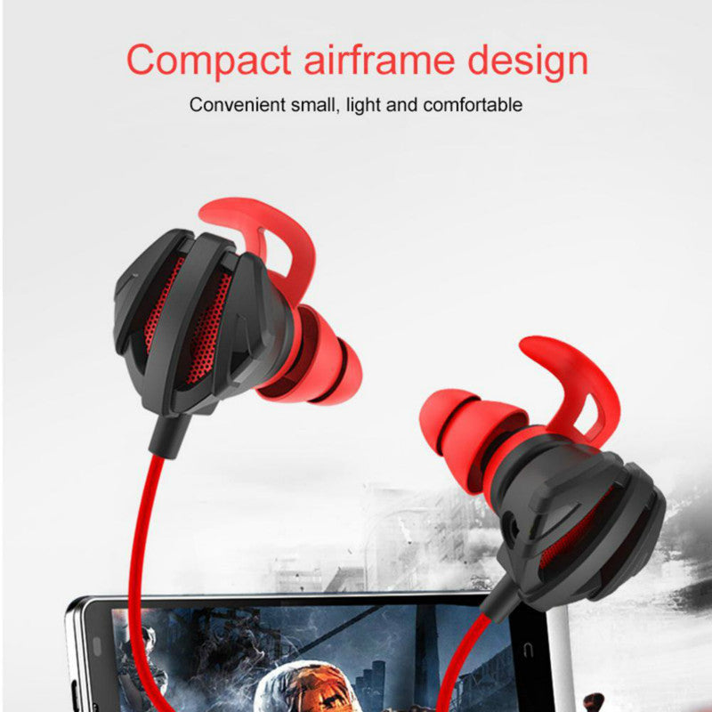 Game Earphone In Ear Computer Competition Earphone With Microphone