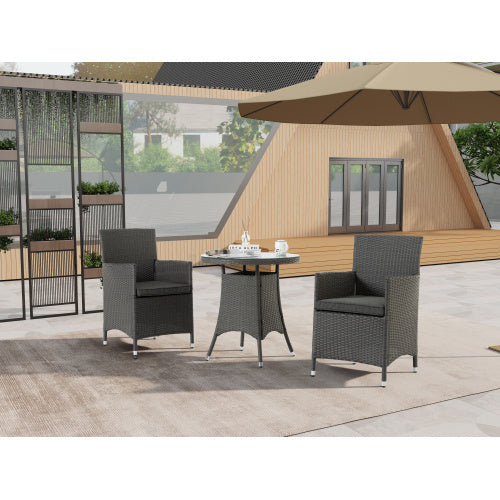 3-piece Outdoor Dining Table Set