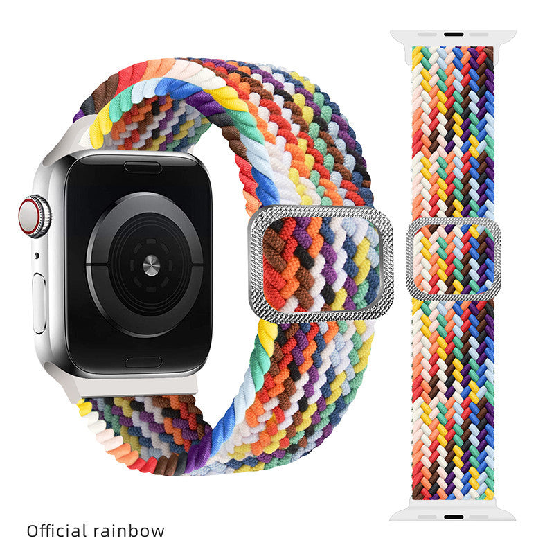 Sport Unisex Rainbow Woven Single Loop Strap