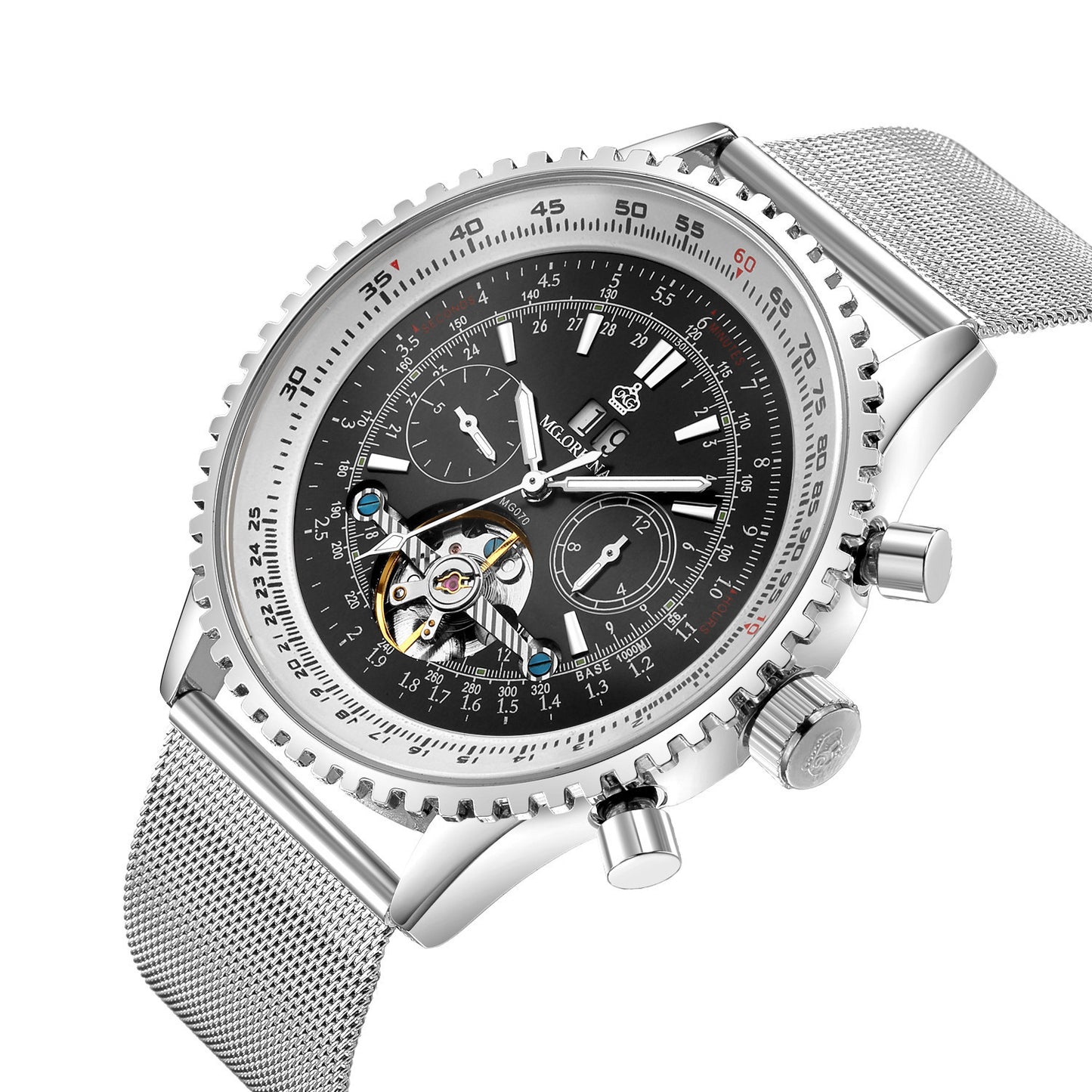 ORKINA flywheel men's automatic mechanical watch