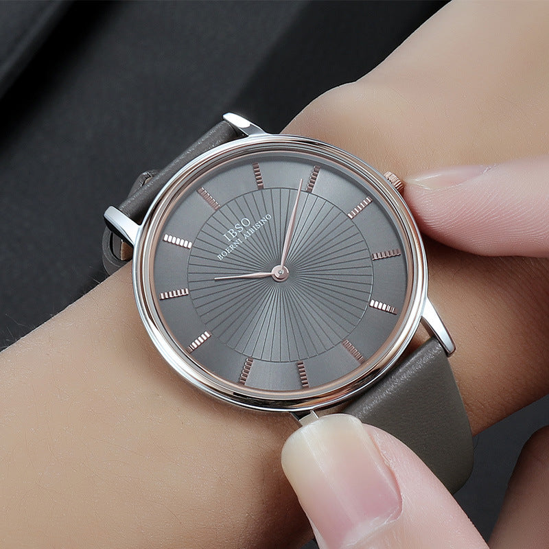 New men's watch ultra-thin