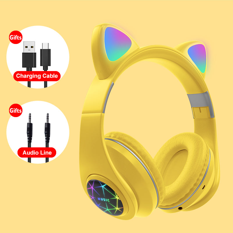 Cat ear wireless sports Bluetooth headset