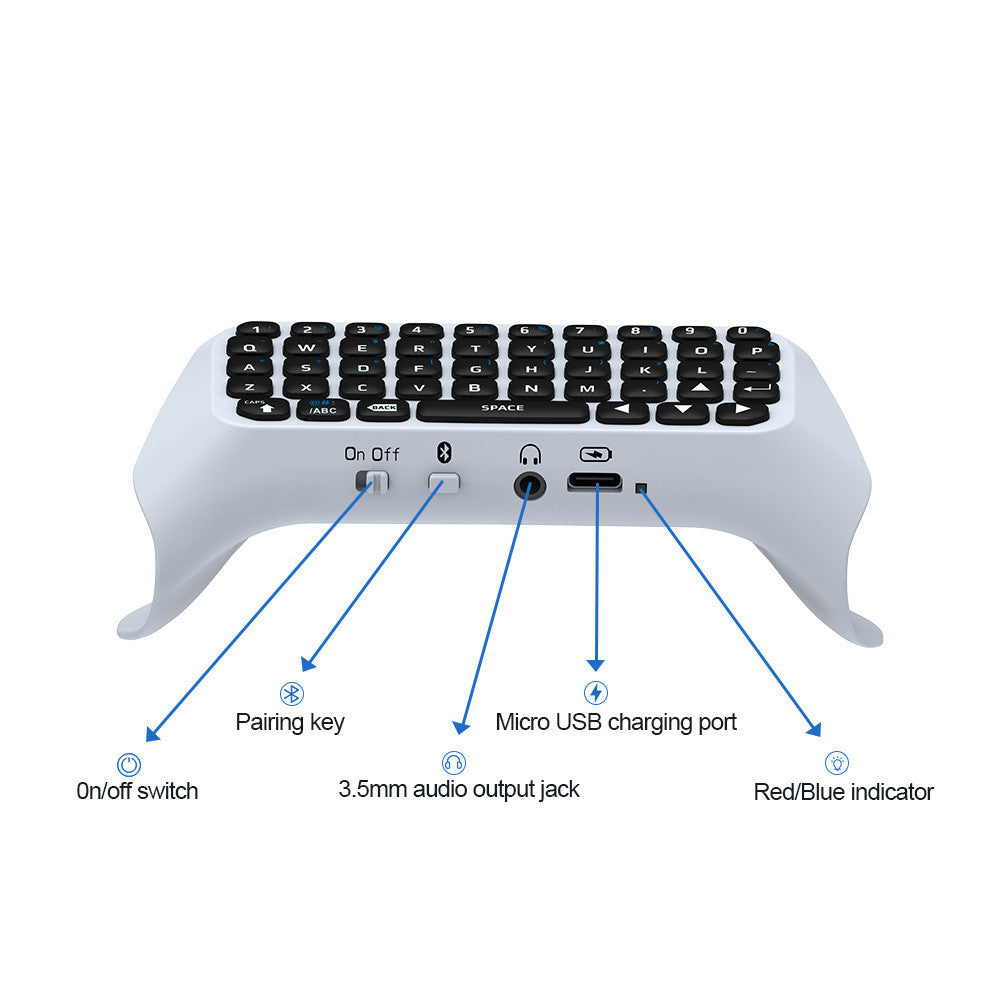 PS4 Handle Can Chat Voice Bluetooth Keyboard