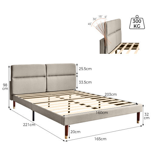 Linen Bed Frame