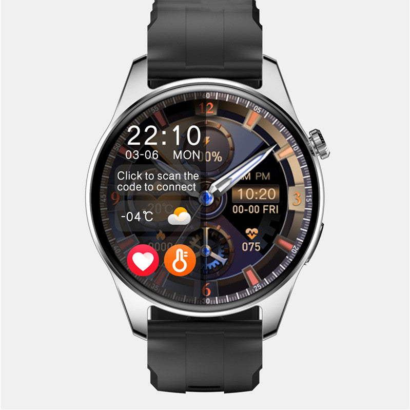 Smart AMOLED Screen Bluetooth Calling Silicone Watch