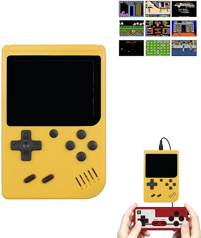 Handheld Game Console, Tiny Tendo 400 Games, Portable Retro Video Game Console, Tinytendo Handheld Console, 400 In 1 Game Console With Game Controller, Support 2 Players Play On TV