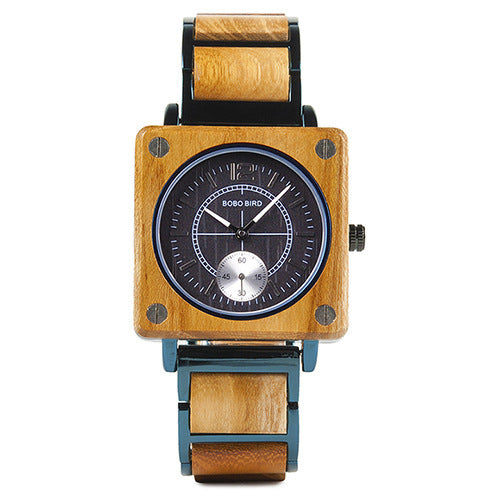 Couple Multi-Function Creative Square Quartz Watch