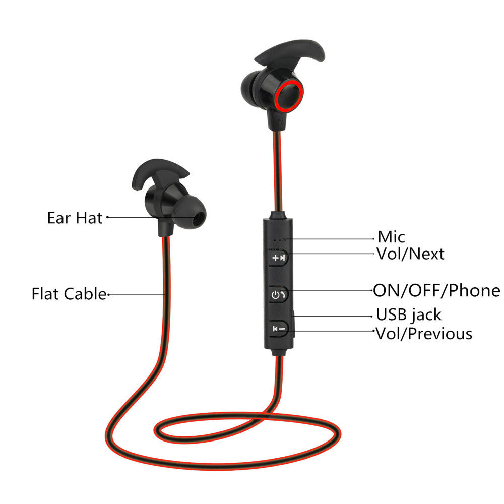 Wireless bluetooth headset