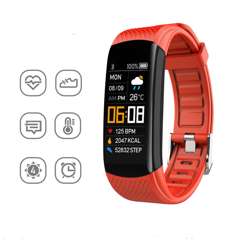 Adult sports silicone pedometer bracelet