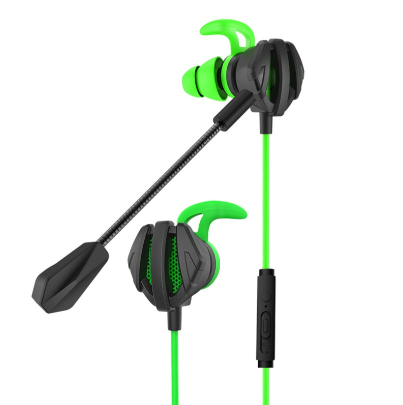 E-sports with wheat plug-in game mobile game headset in-ear mobile phone computer universal wired headset to eat chicken headphones