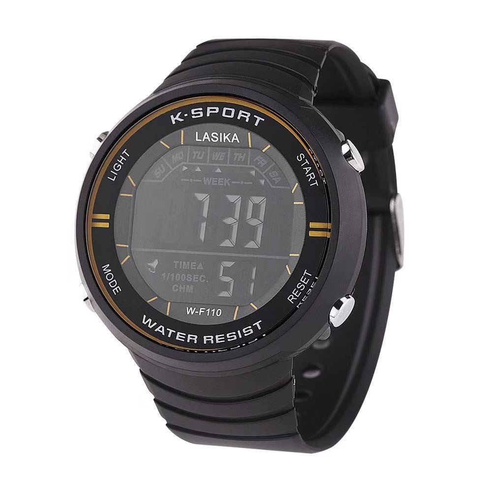 Men's digital large display electronic watch