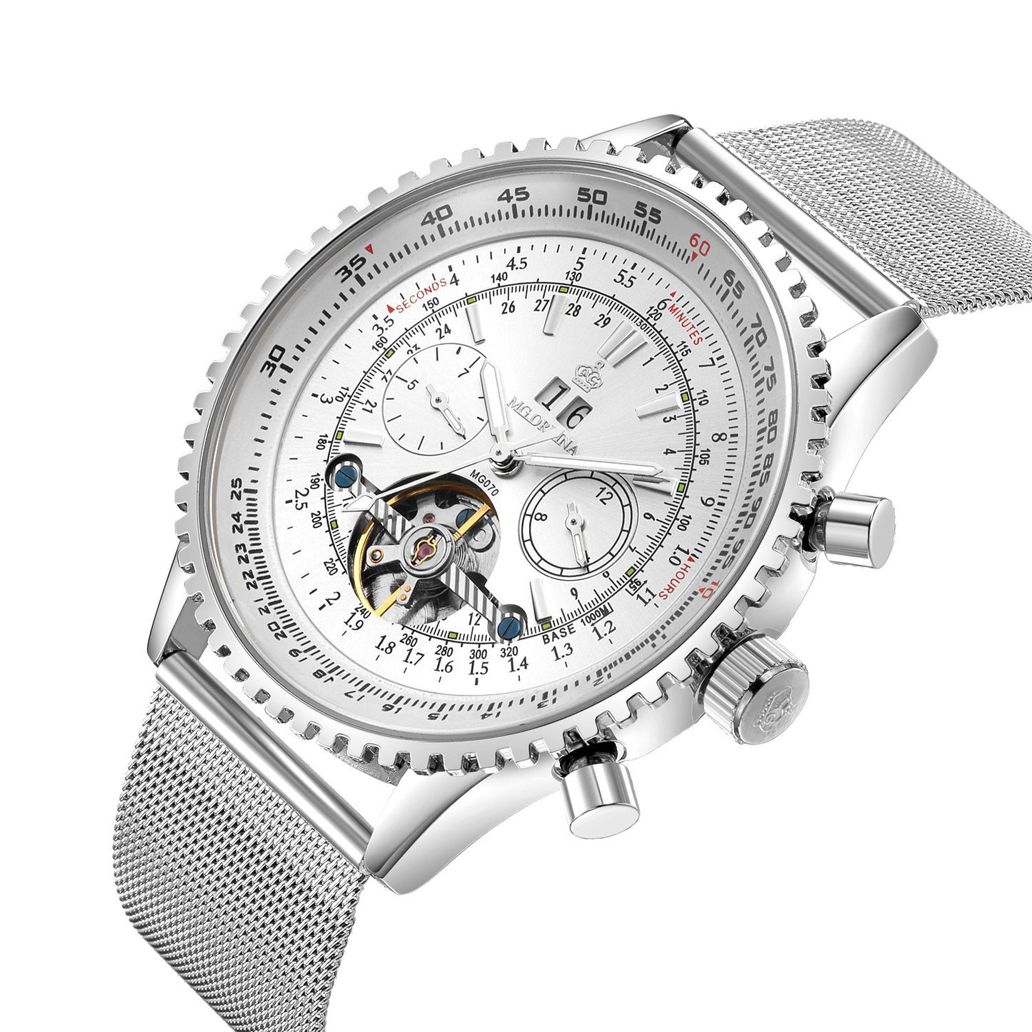 ORKINA flywheel men's automatic mechanical watch