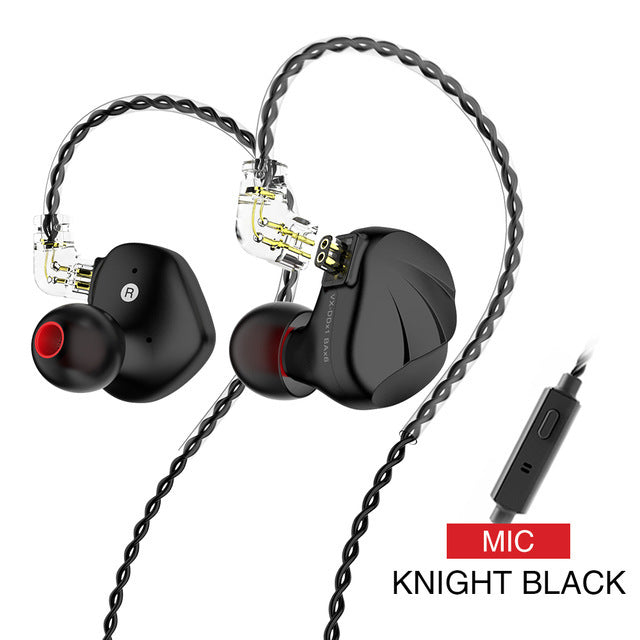 1DD+6BA Hybrid Metal In Ear Earphone