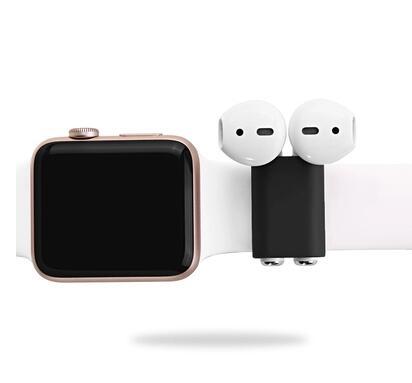 Compatible with Apple, Anti-Lost Silicone Holder Strap for AirPods