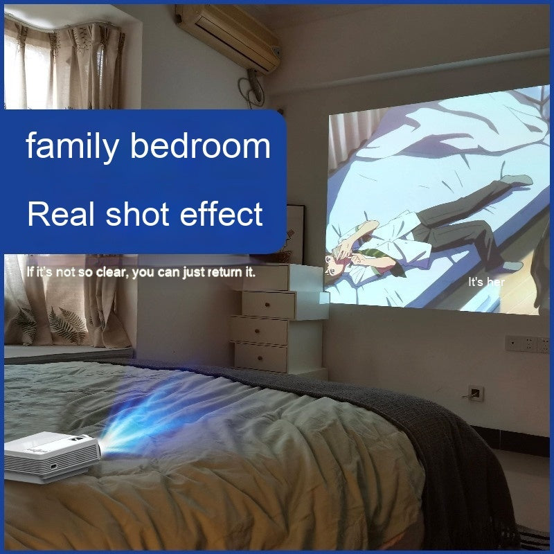 Portable HD Picture Quality Bedroom Projector Home