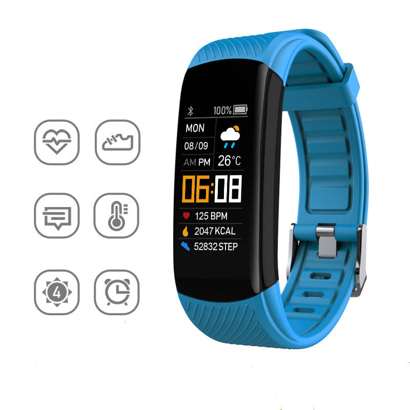 Adult sports silicone pedometer bracelet