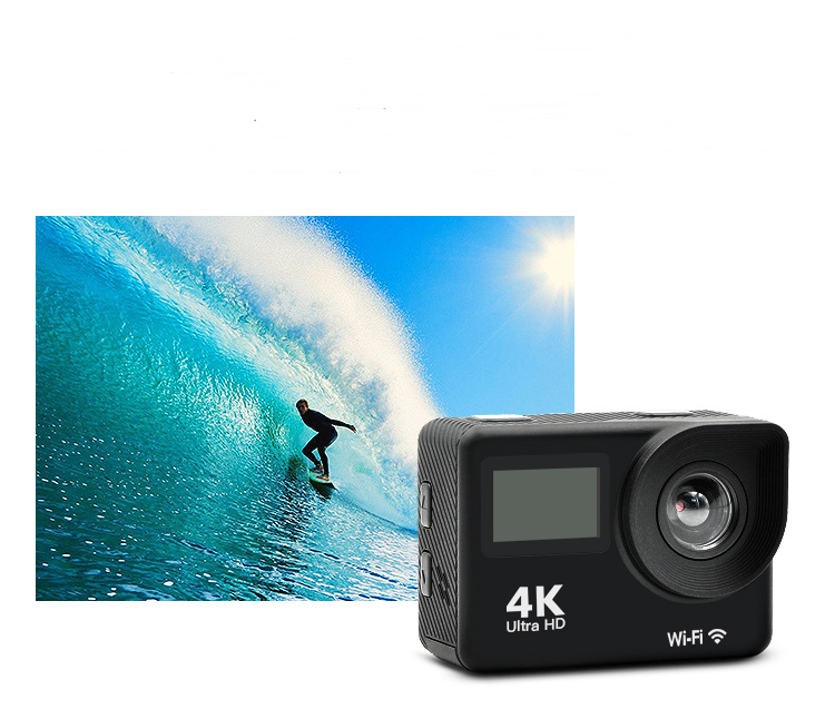 4K HD dual screen with WIFI motion camera