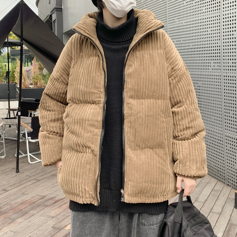 Men's Loose Stand Collar Coat