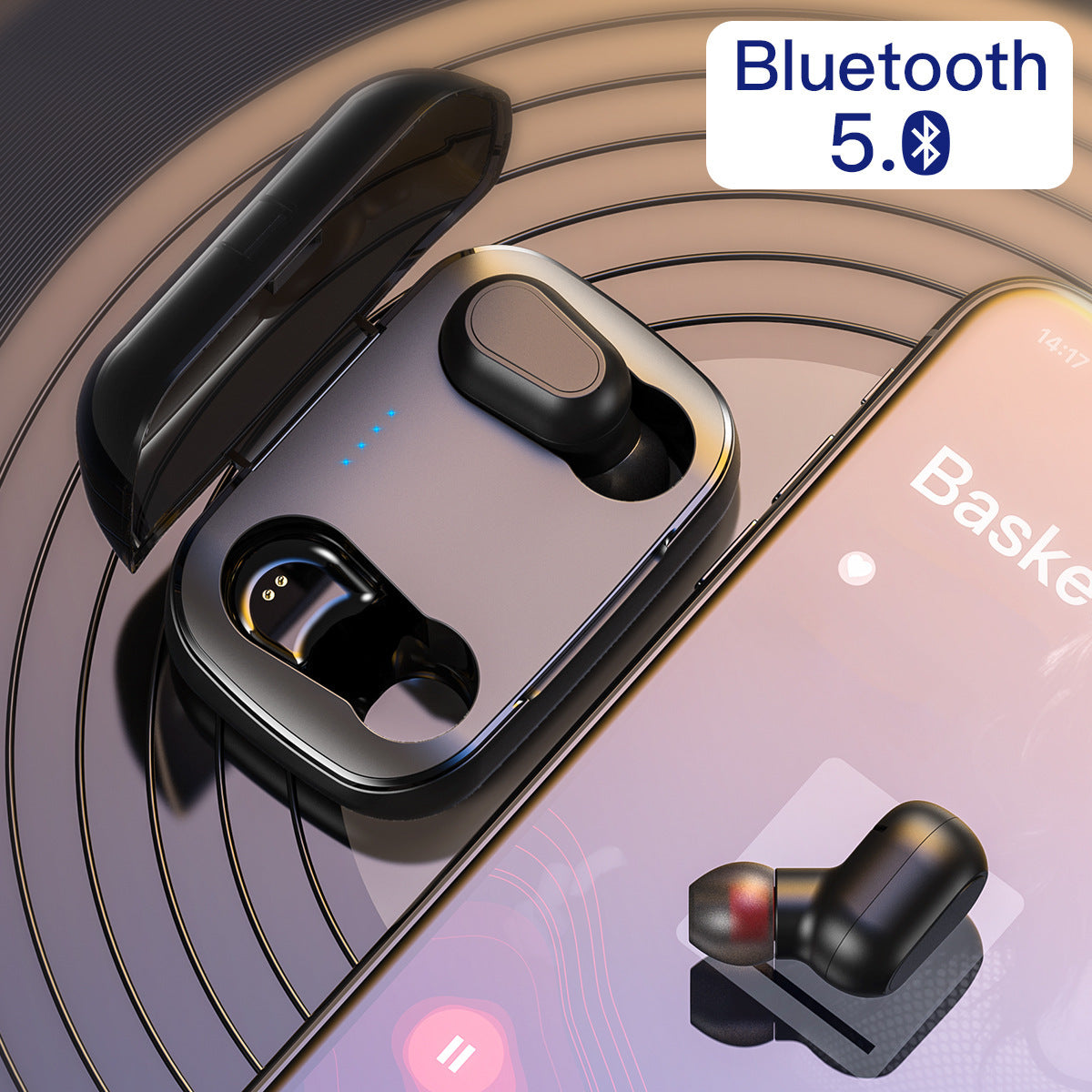 Wireless Bluetooth 5.0 Stereo Sports Earphone