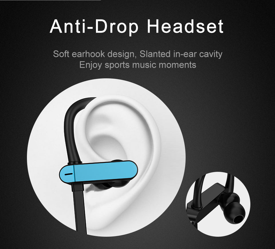 Compatible With  Earphone PTM TS27 Sport Running Anti Drop Headset Ear Hook Stereo Earbuds With Mic Headphone For Phone  Xiaomi Universal