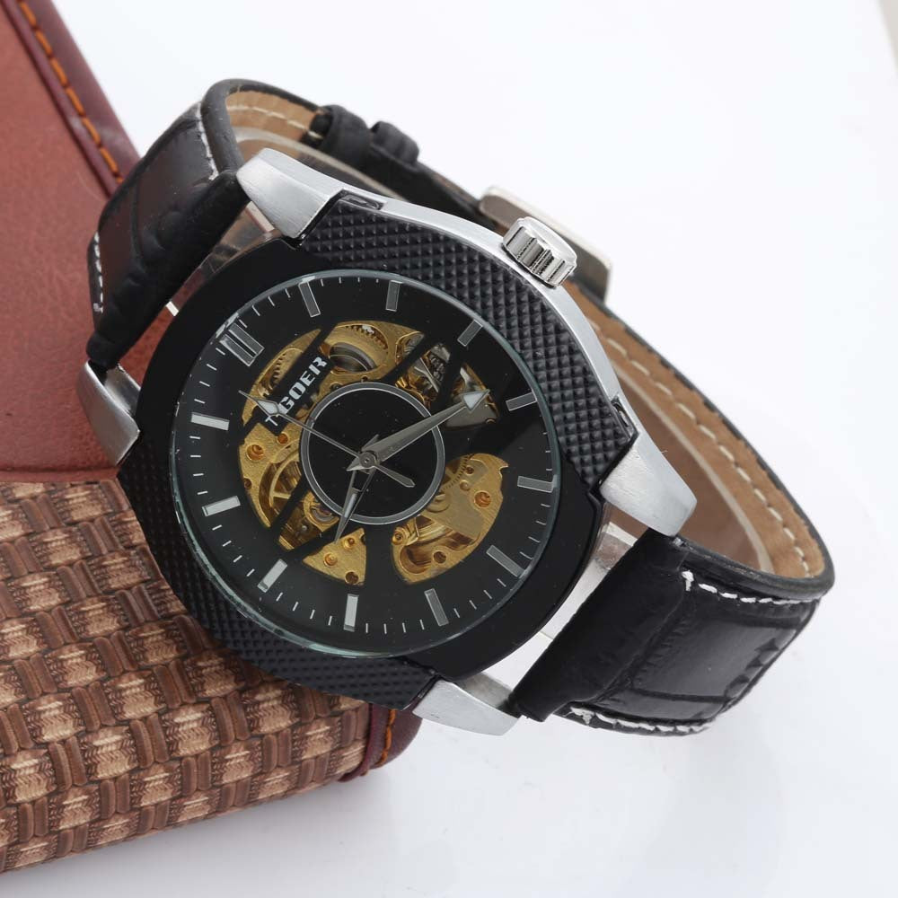 Automatic Mechanical Watch Belt Leisure Sports Luminous Waterproof Watch