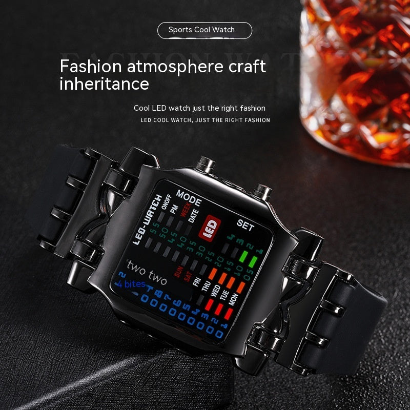 New Binary Creative LED Fashion Casual Cool