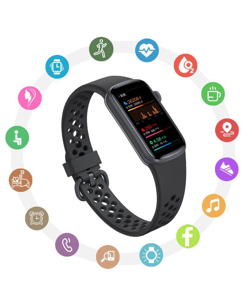 Large Screen Sports Smart Bracelet Caller Alert