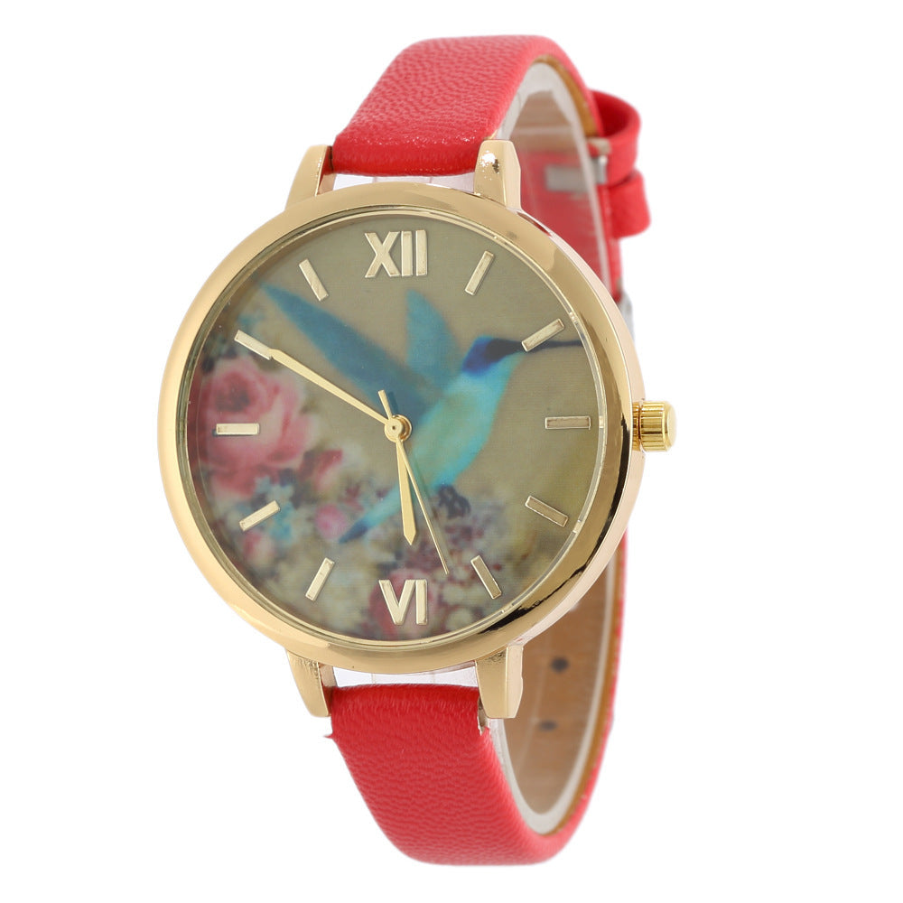 Ladies Leather Quartz Watch