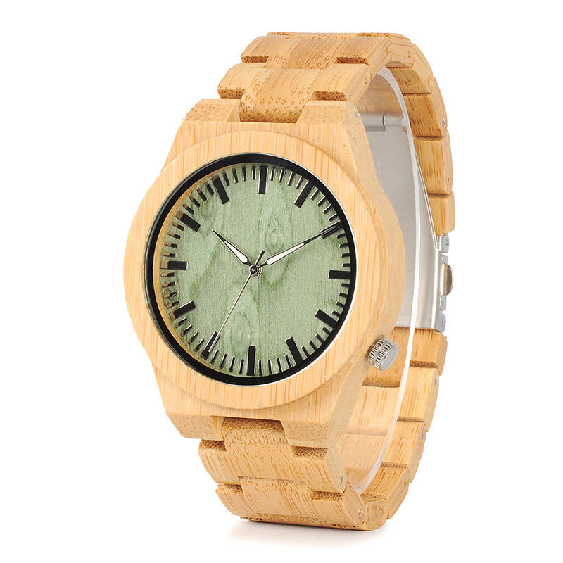 Wooden Watch Artistic Retro Men's Japanese And Korean Style Solid