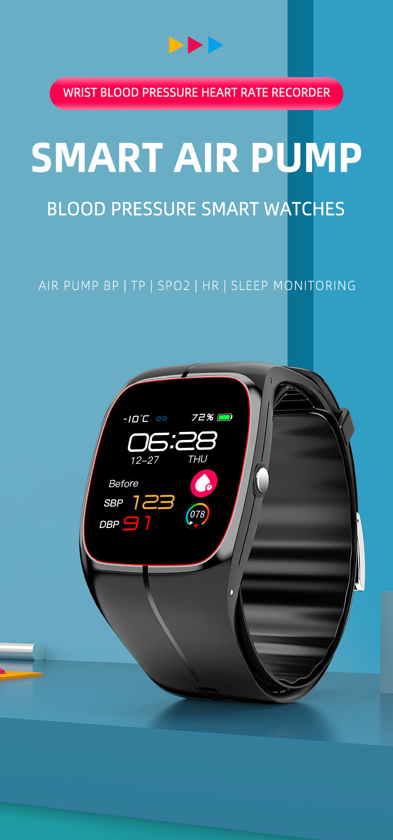 Smart Watch P20 Blood Oxygen  Blood Pressure Heart Rate Monitoring