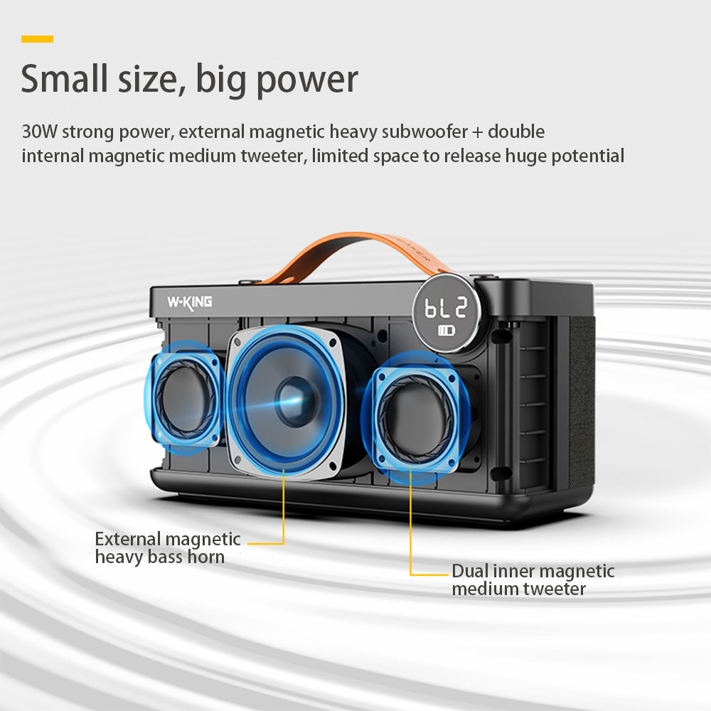 Bluetooth Speaker Wireless Connection  Portable And Compact With Microphone Recording Function For Calls