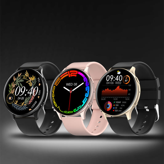 Smart Bluetooth Call Heart Rate Body Temperature Voice Assistant Watch